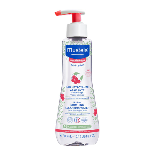 Mustela no-rinse Soothing Cleansing Water 300ml – Gentle Freshnes
 Product Image
