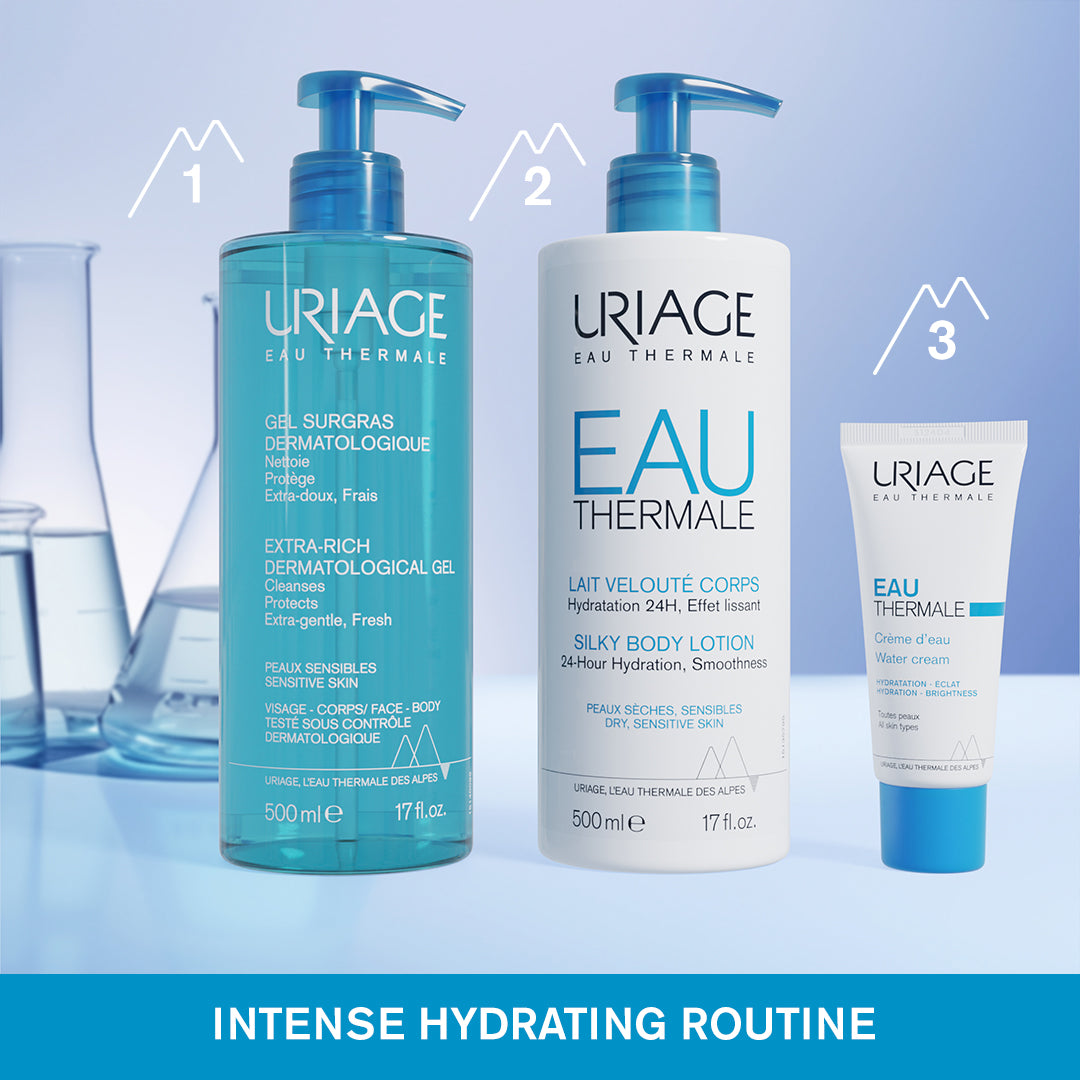 Uriage Extra Rich Dermatological Cleansing Gel combo