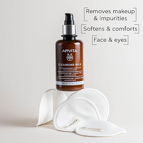 Apivita 3-in-1 Cleansing Milk 200ML