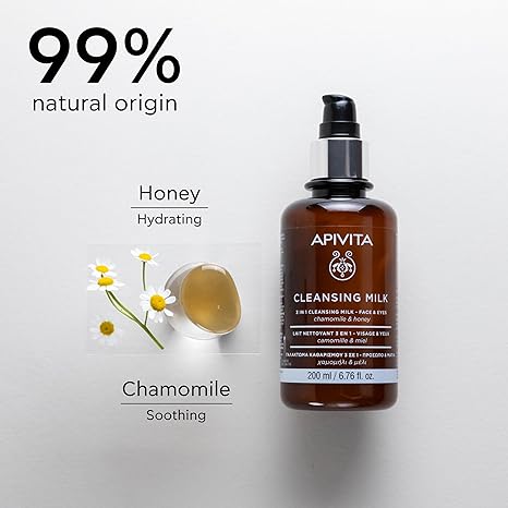 Apivita 3-in-1 Cleansing Milk 200ML