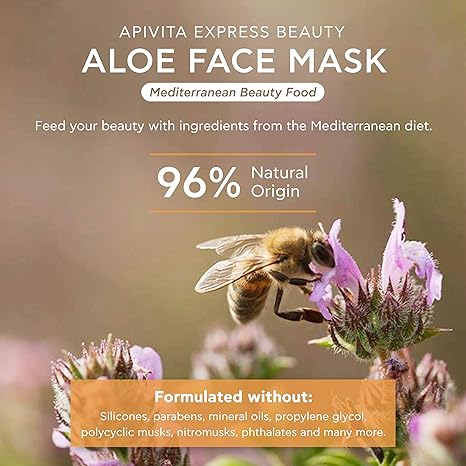 Apivita Aloe Face Mask 2X8ml