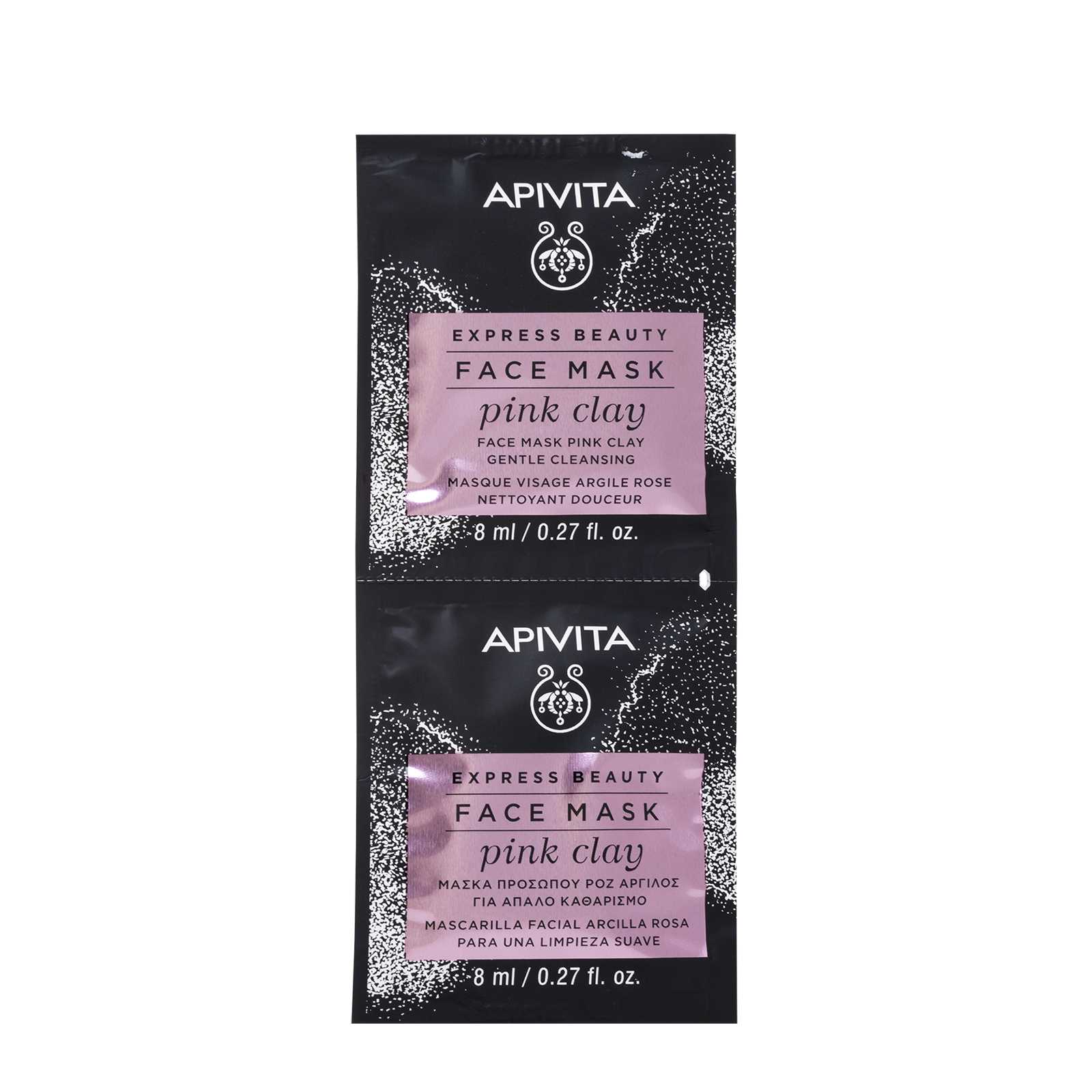 Apivita Pink-Clay Face-Mask 2X8ml