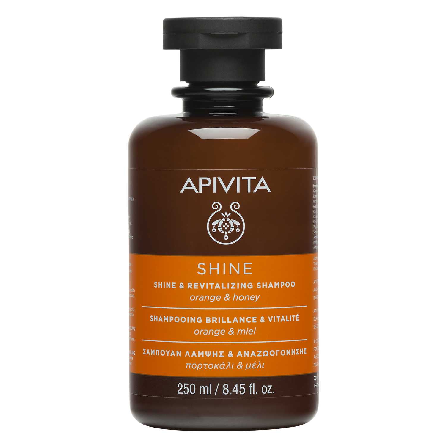 Apivita Shine Shampoo 250ml bottle
