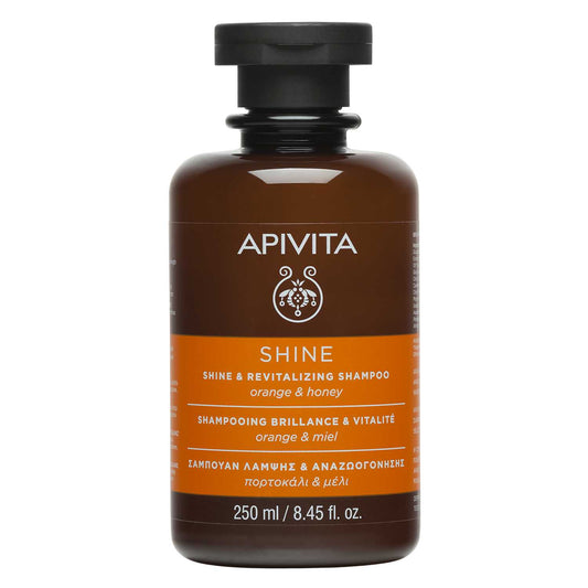 Apivita Shine Shampoo 250ml bottle
