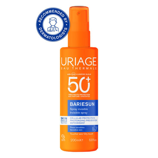 Uriage Bariesun SPF50+ Invisible Spray Unscented 200ml – Full Sun Protection