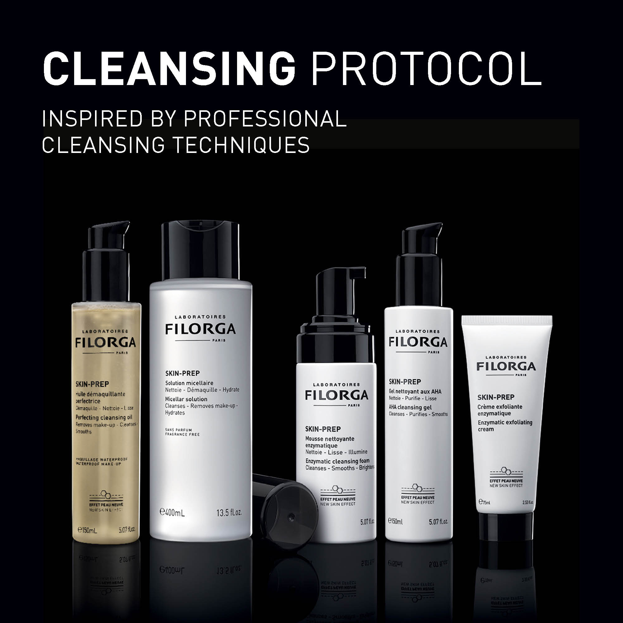 Filorga Skin-Prep AHA Cleansing Gel Multiple Product Image