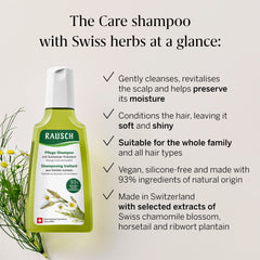 Rausch Healthy Hair Shampoo with Swiss Herbs 200ml