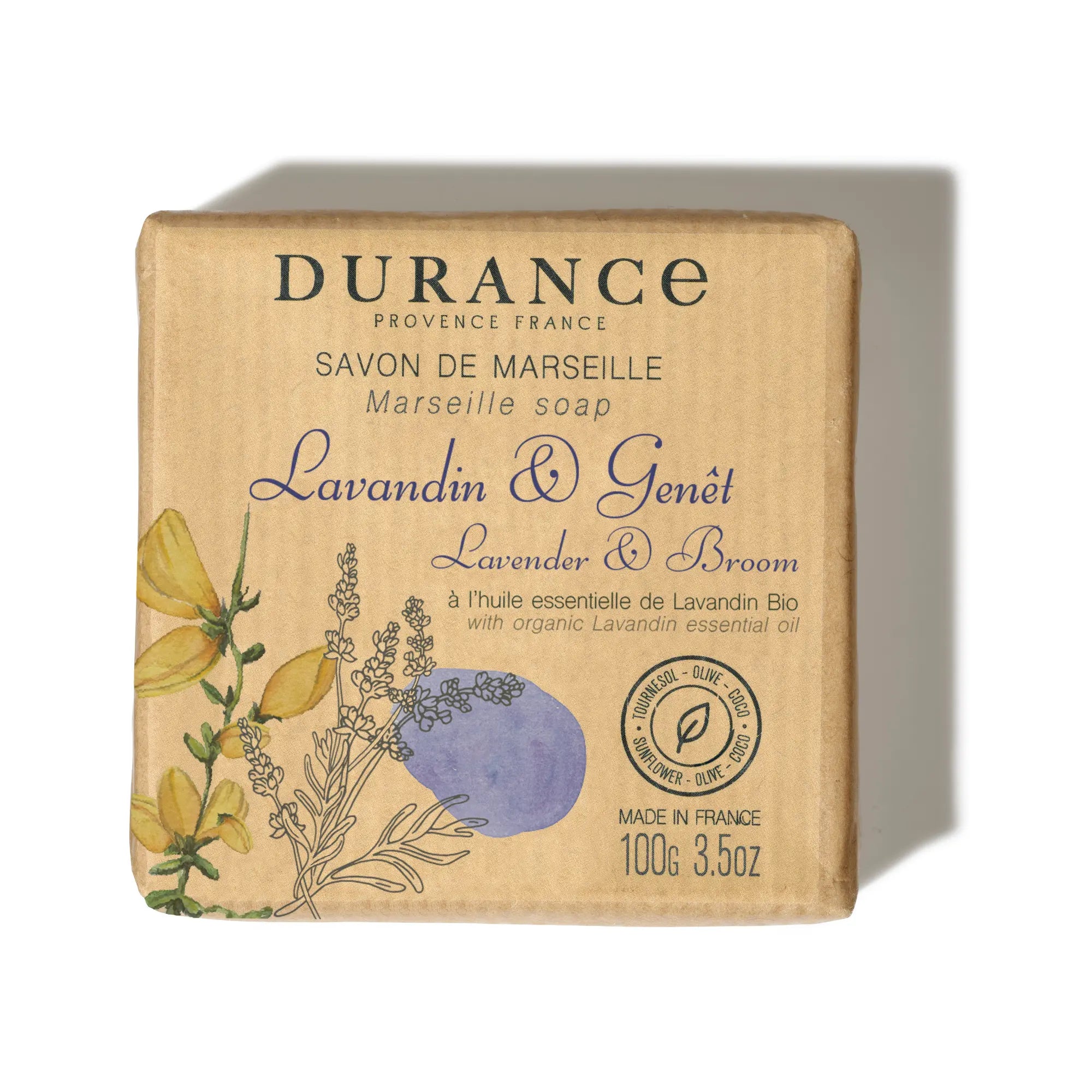 Durance Marseille soap Lavender & Broom