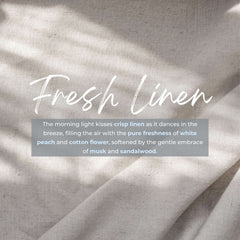 Durance Perfumed Handmade Candle 180g Fresh Linen Fragrances