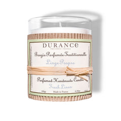 Durance Perfumed Handmade Candle 180g Fresh Linen Main Image