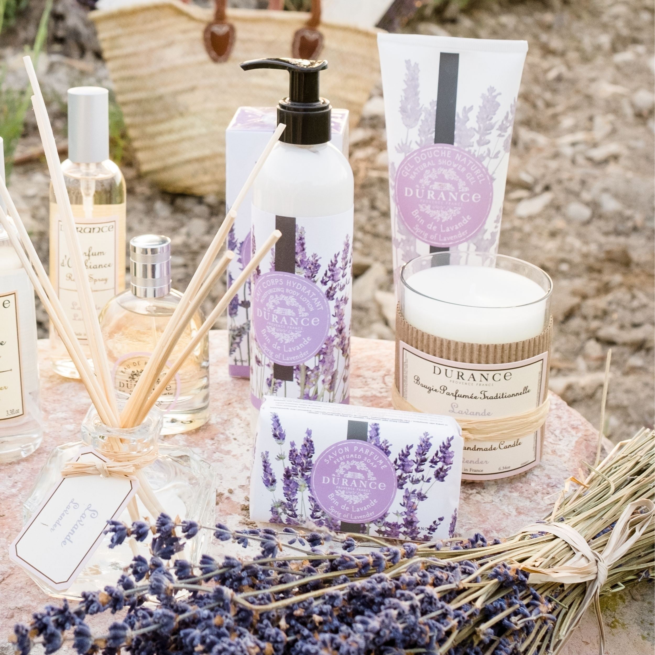 Durance Perfumed Handmade Candle 180g Lavender Visuals