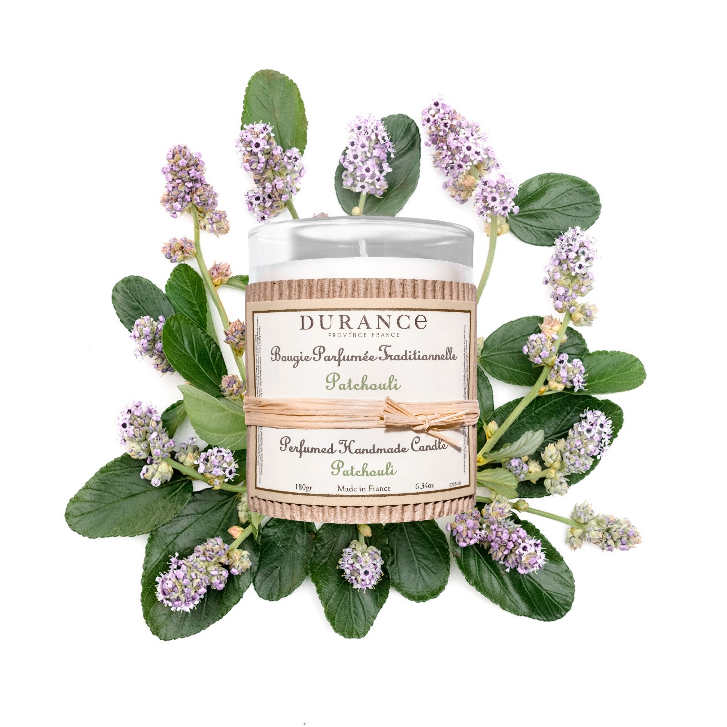 Durance Perfumed Handmade Candle 180g Patchouli Visuals