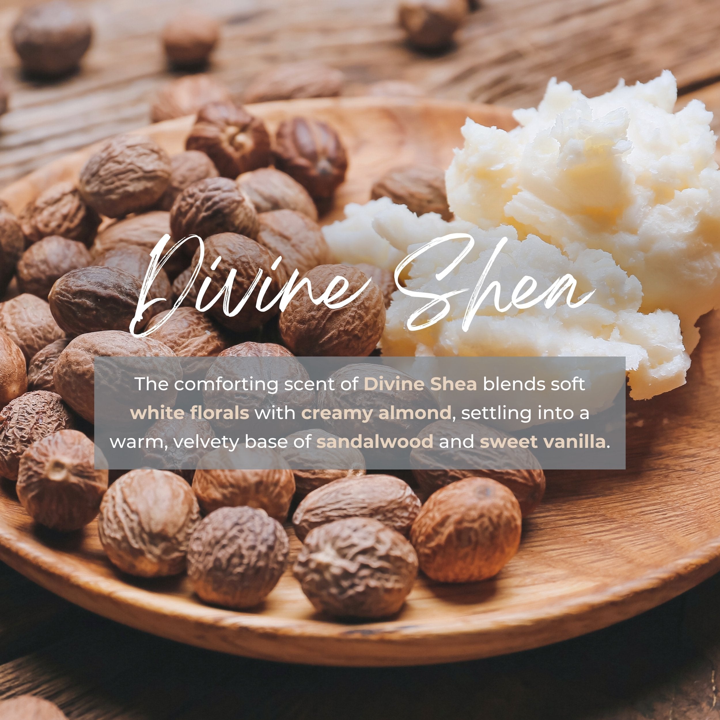 Durance Perfumed handmade Candle 180 gr Divine shea Fragrances