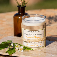 Durance Perfumed handmade Candle 180g Mandarin - Bergamot Visuals