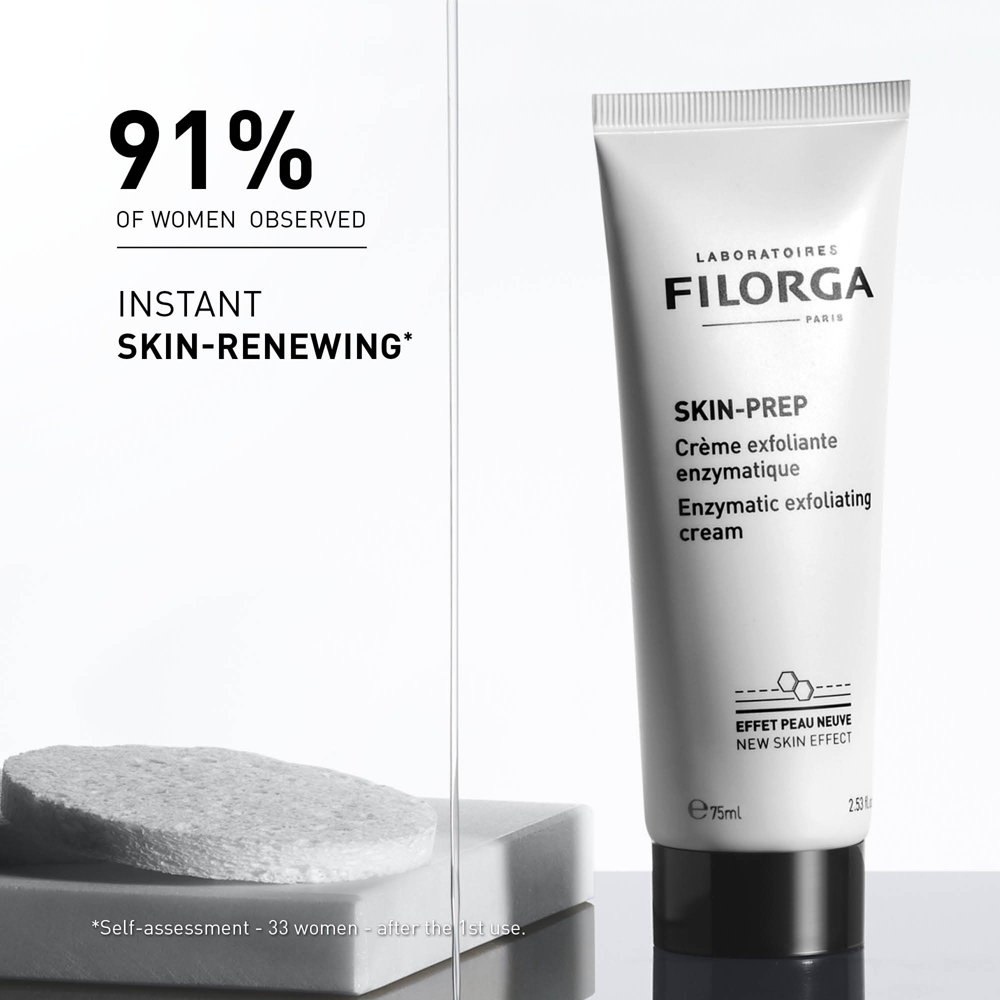 Filorga Skin Prep Enzymatic Exfoliating Cream 75ml Product Explaination Image