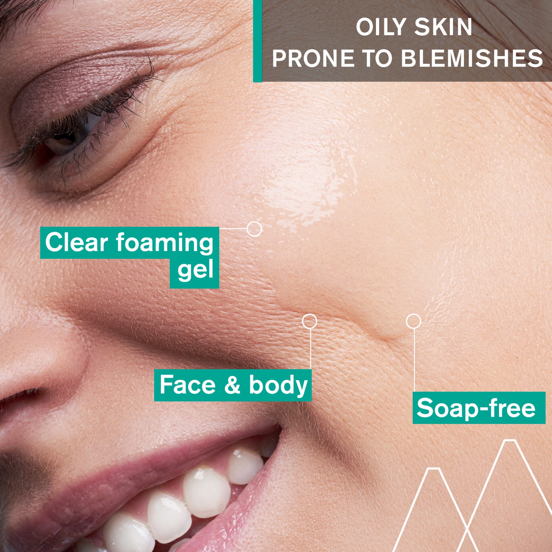 Uriage Hyséac Cleaning Gel Face & Body Features