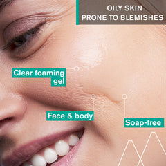 Uriage Hyséac Cleaning Gel Face & Body Features