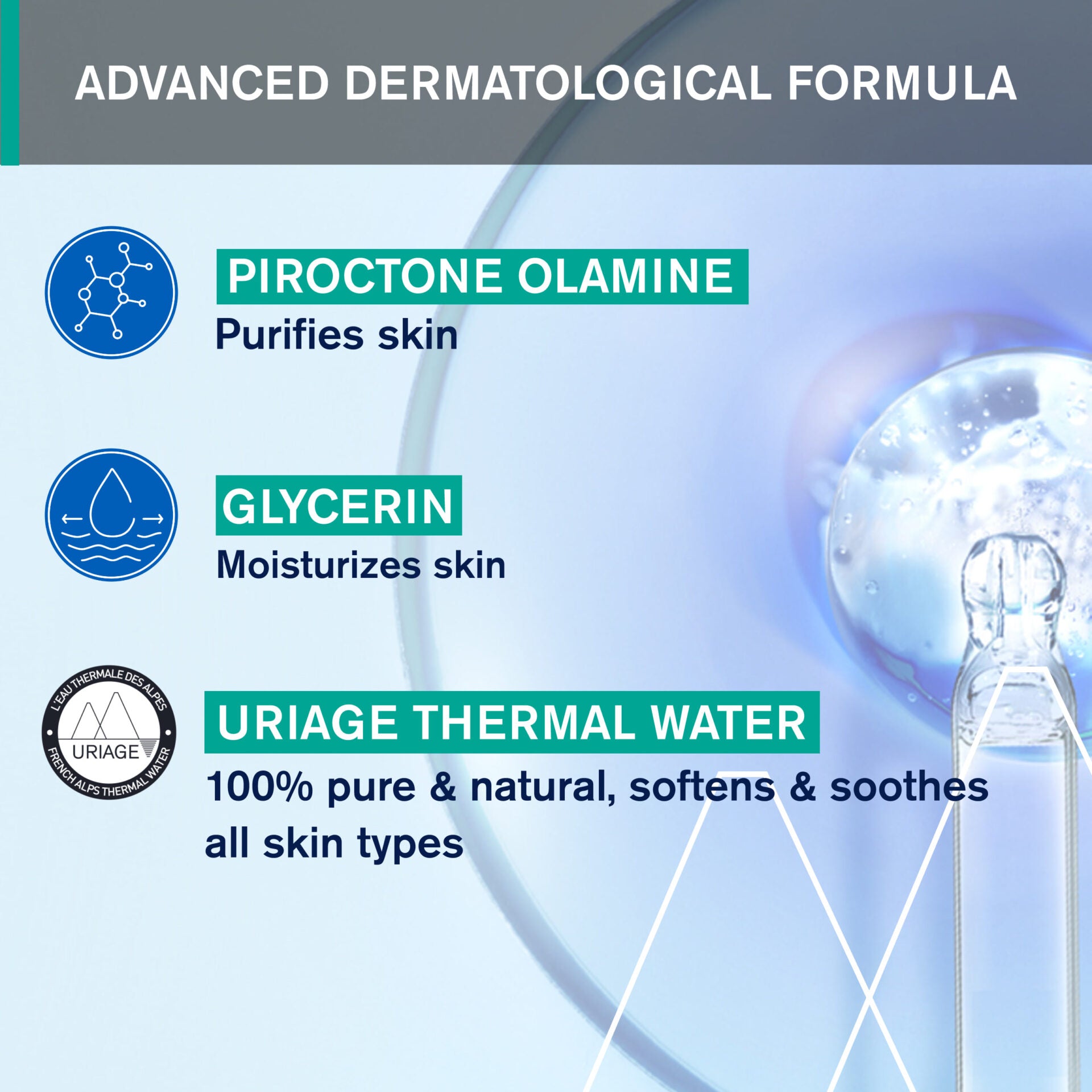 Uriage Hyséac Cleaning Gel Face & Body Dermatological