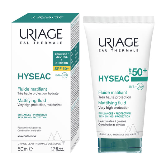 Uriage Hyséac SPF50+ Fluid Mattifying Sun Care Pack image