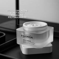 Filorga MESO-MASK - Anti wrinkle cream enhancing mask 50ml Product Texture and labels