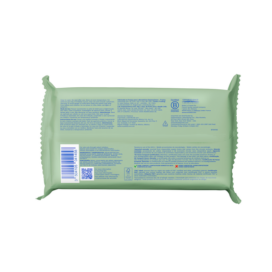Mustela Cleansing Wipes 60 products back image