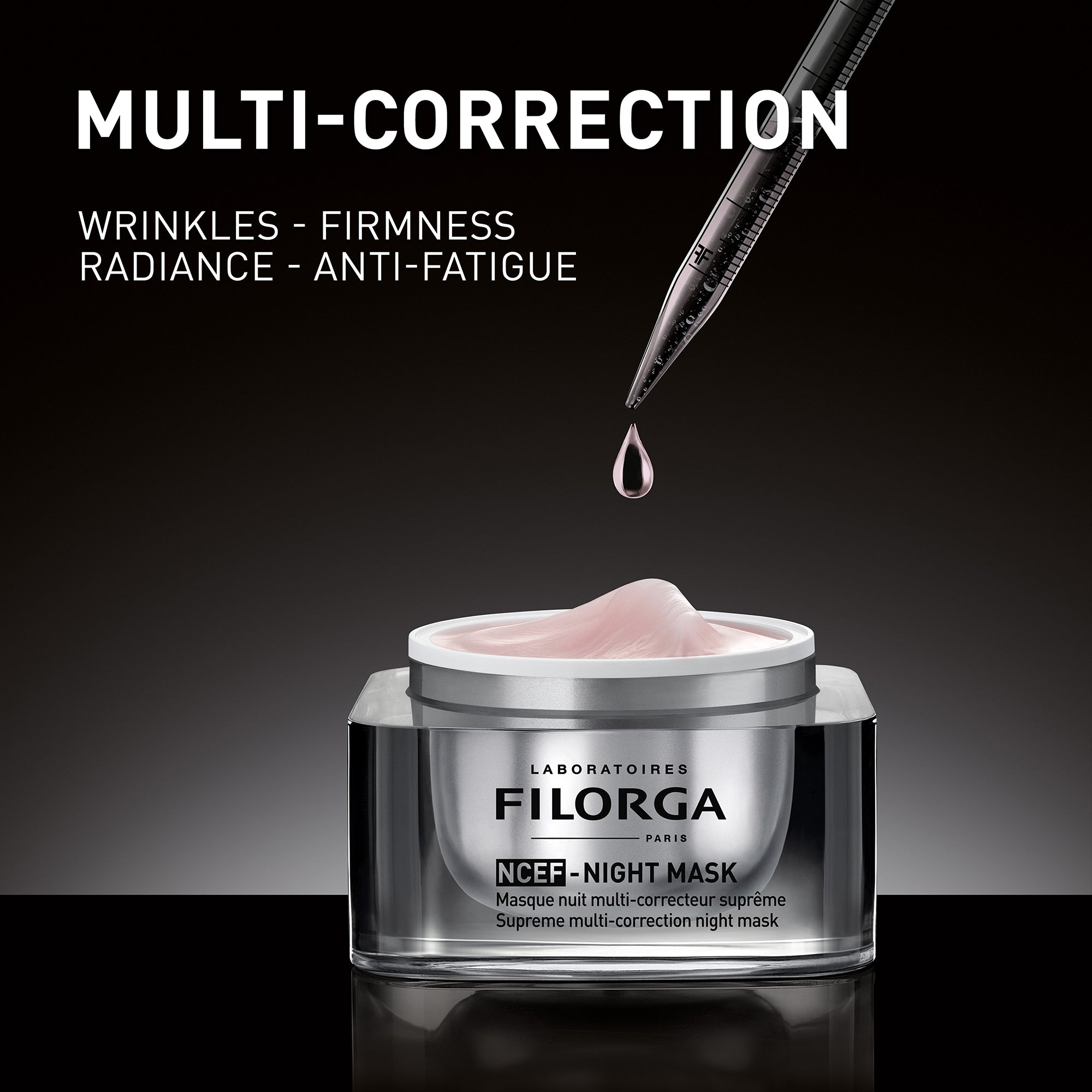 Filorga NCEF-NIGHT MASK - Anti-ageing night cream face mask 50ml Product Features