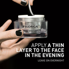 Filorga NCEF-NIGHT MASK - Anti-ageing night cream face mask 50ml Product Applying Image