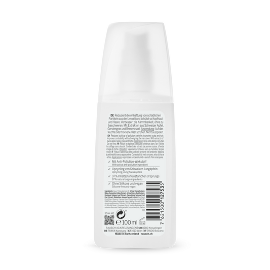 Rausch Anti-Pollution Spray with Swiss Apple 100ml Back side