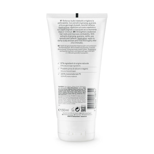 Rausch Caffeine conditioner with ginseng 150 ml Backside