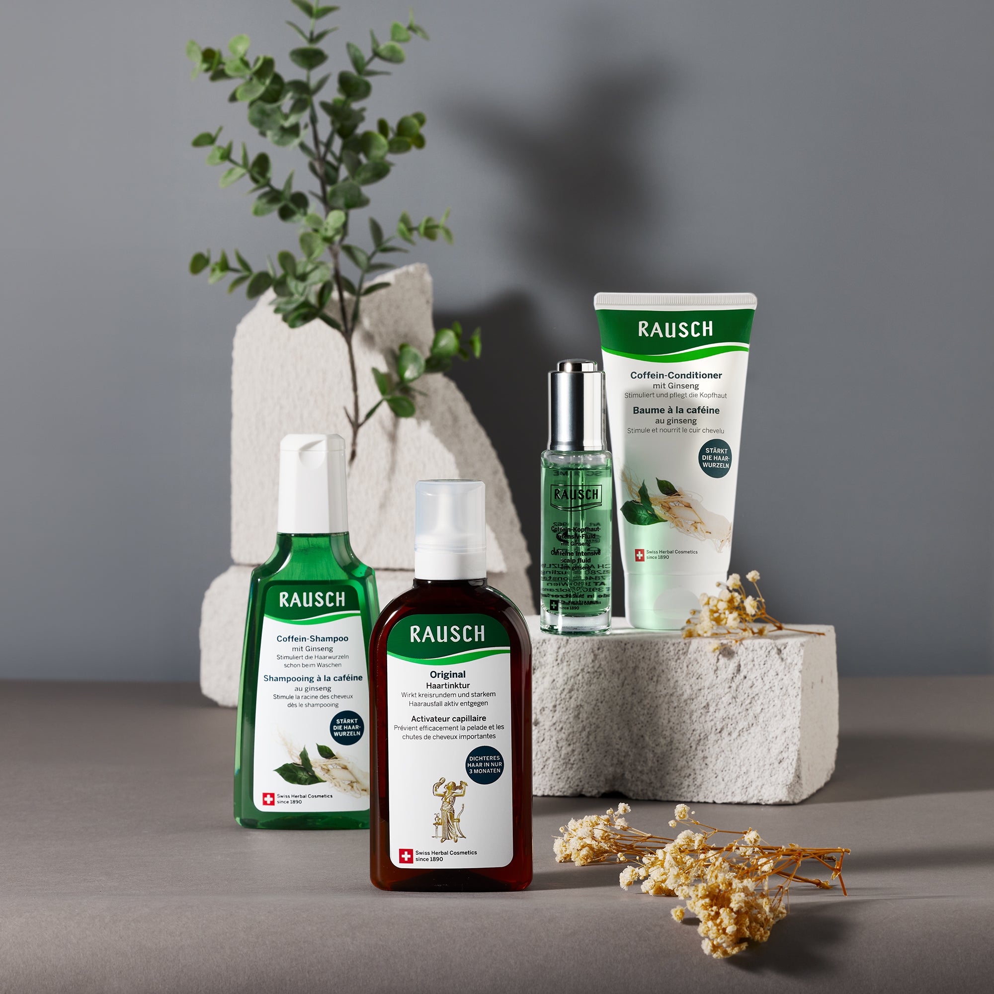 Rausch Caffeine shampoo with ginseng 200 ml Complete Set