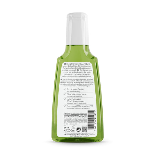Rausch Swiss Herbal Care Shampoo Back Side