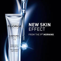 Filorga skincare product with dropper on a dark background