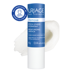 Uriage Xémose moisturizing lipstick stick on a white background