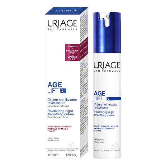 Uriage Age Lift Revitalising Night Smoothing Cream Box