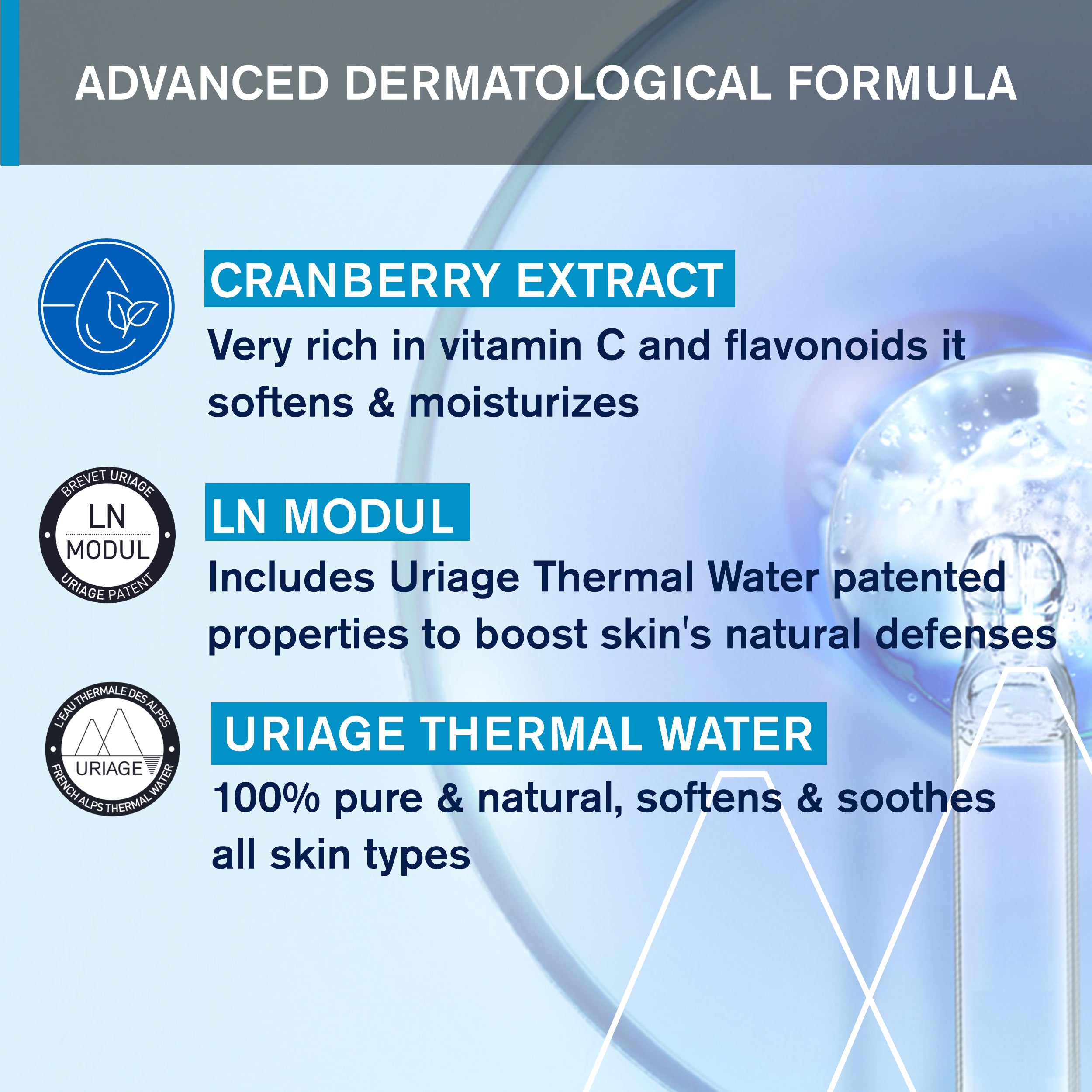 Uriage Thermal Micellar Water Normal to Dry Skin 500ml Formula