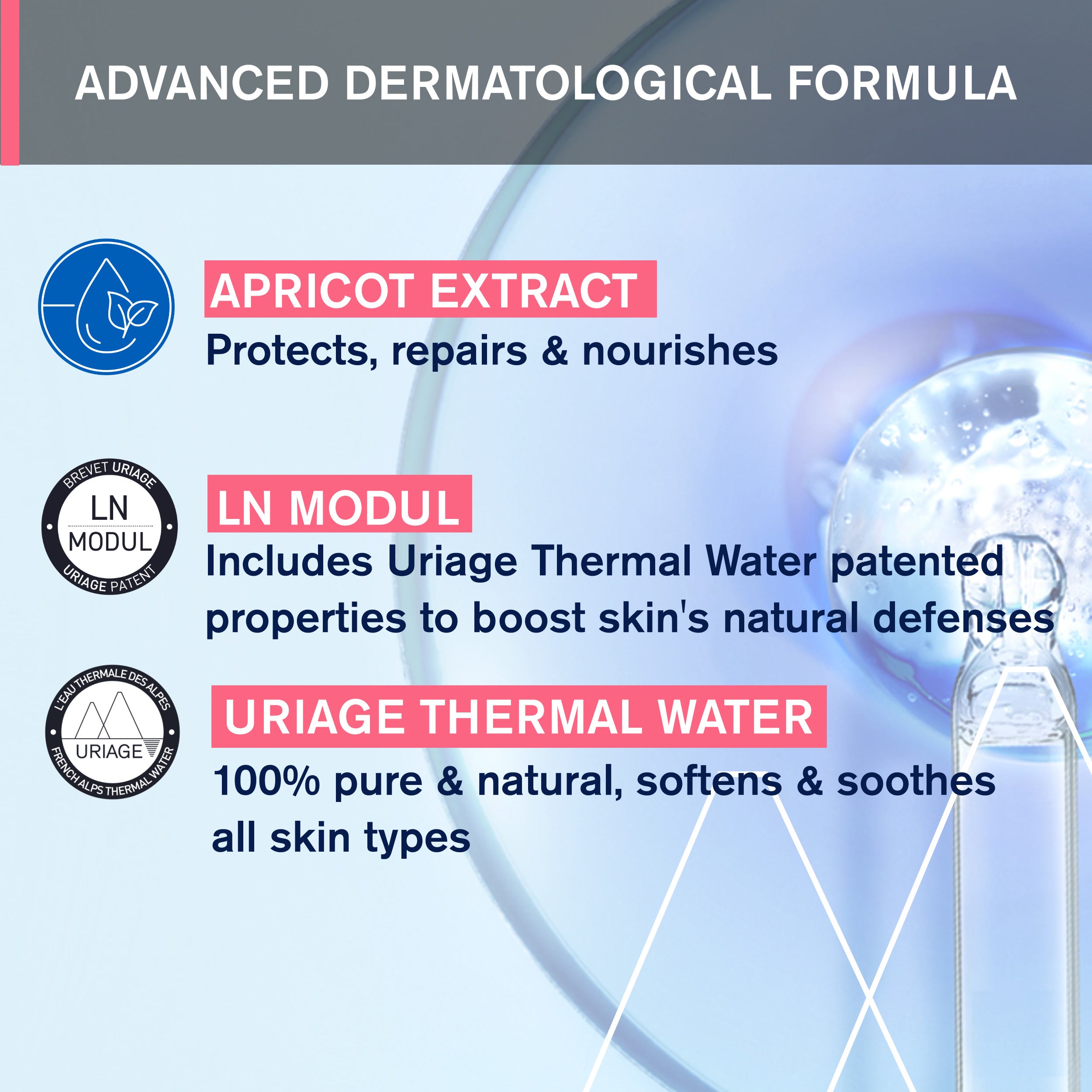 Uriage Thermal Micellar Water Sensitive Skin 500ml Dermotogical Formula