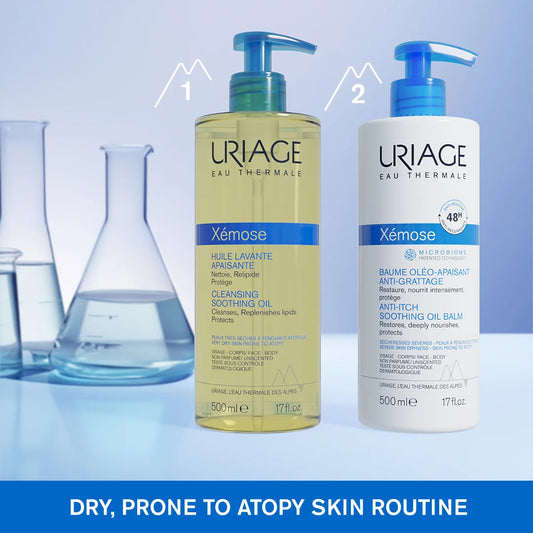 Uriage Xémose Cleansing Soothing Oil 500ml Combo