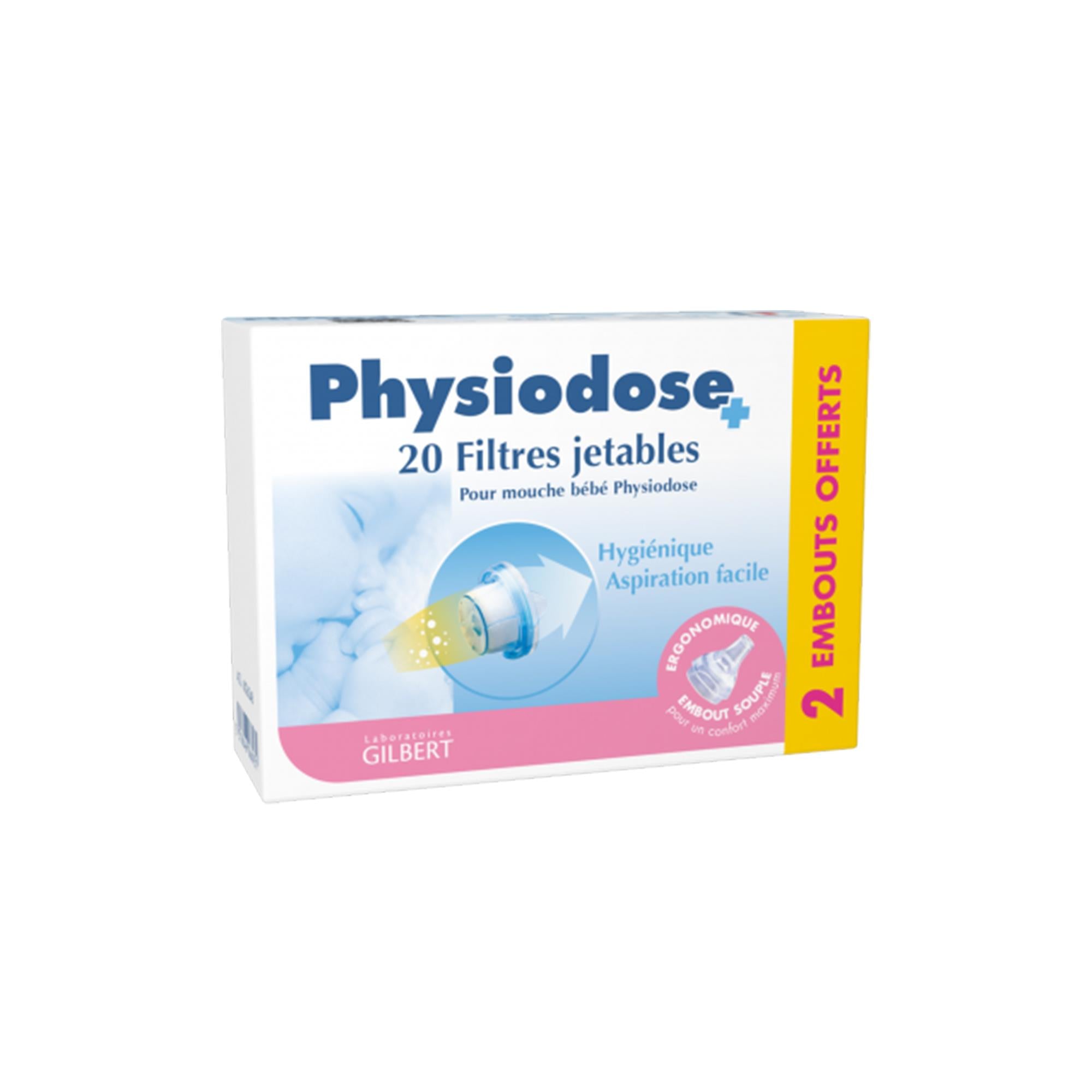 Gilbert Physiodose Baby Nasal Aspirator Filters (20)