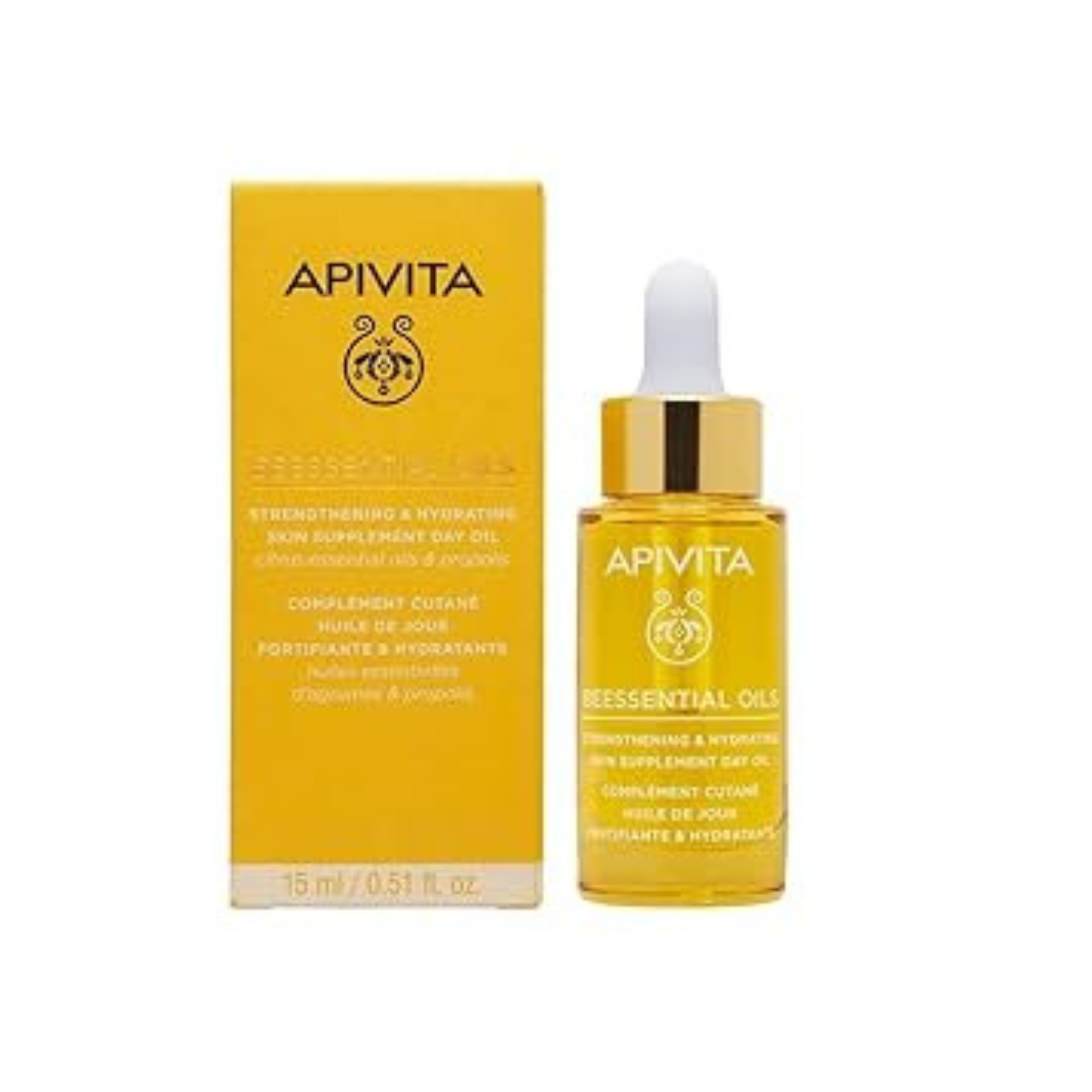  Apivita Beessential Oils Strengthening & Hydrating Skin Day Oil 15ml