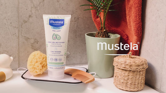 Mustela 2-in-1 Cleansing Gel with Avocado video