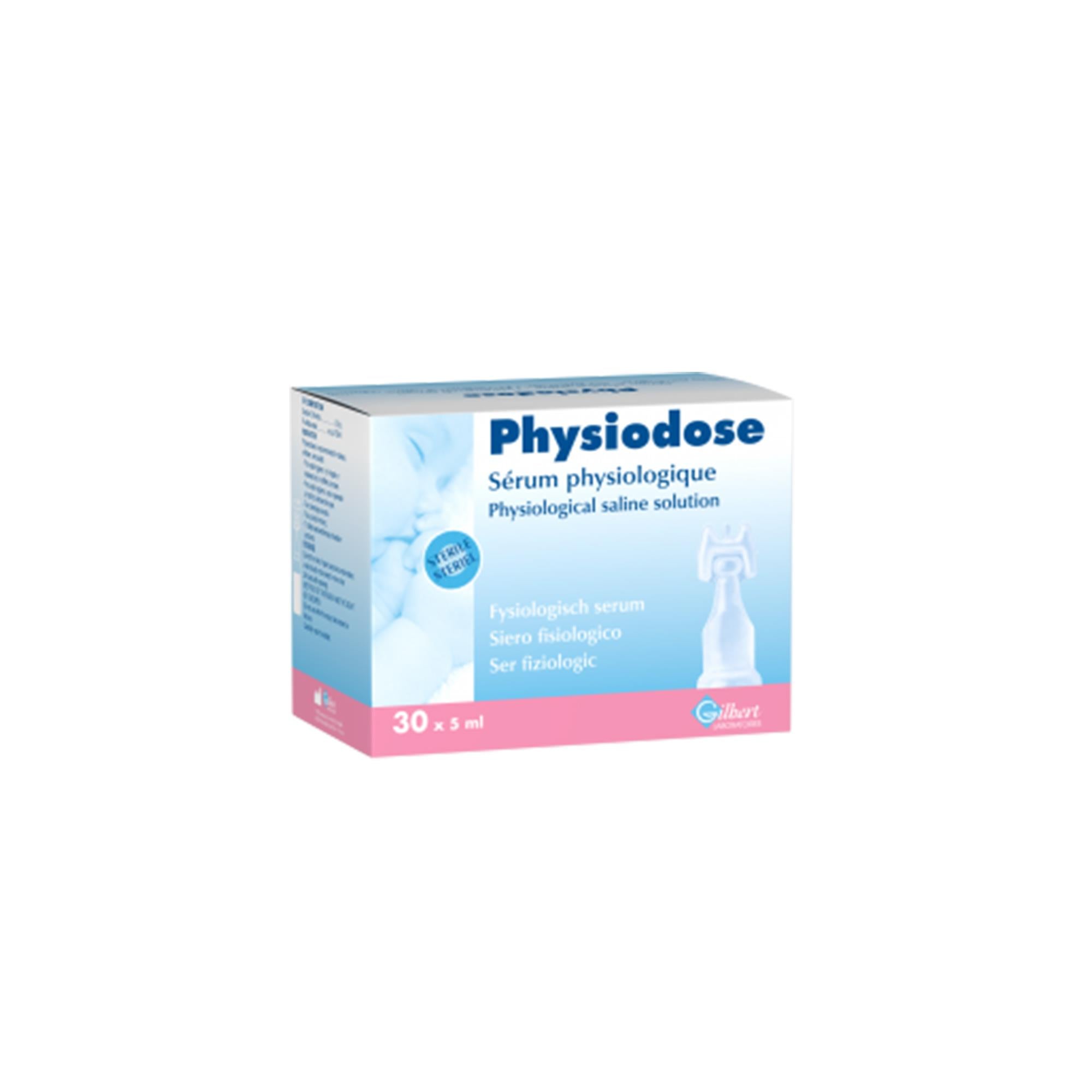 Gilbert Physiodose Physiological Saline Solution