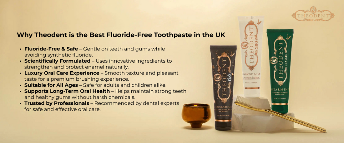 Best Fluoride-Free Toothpaste in the UK:  Why Theodent Tops the List