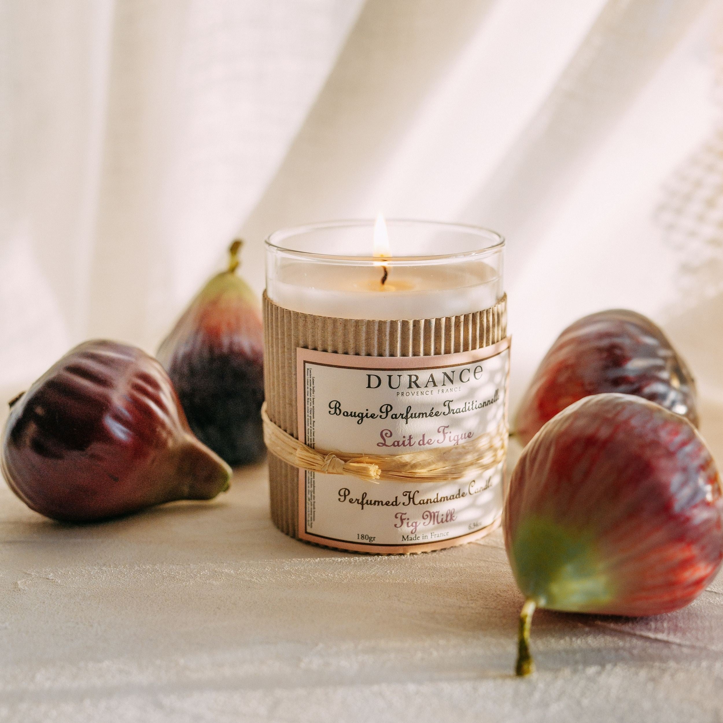Durance Perfumed Handmade Candle 180g Fig Milk