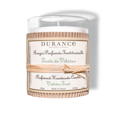 Durance Perfumed handmade Candle 180g Vetiver zest