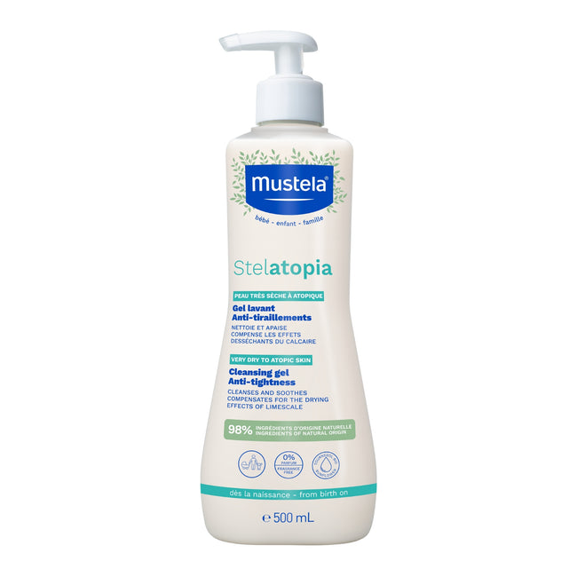 Mustela Stelatopia Cleansing Gel 500ml Prouct Image
