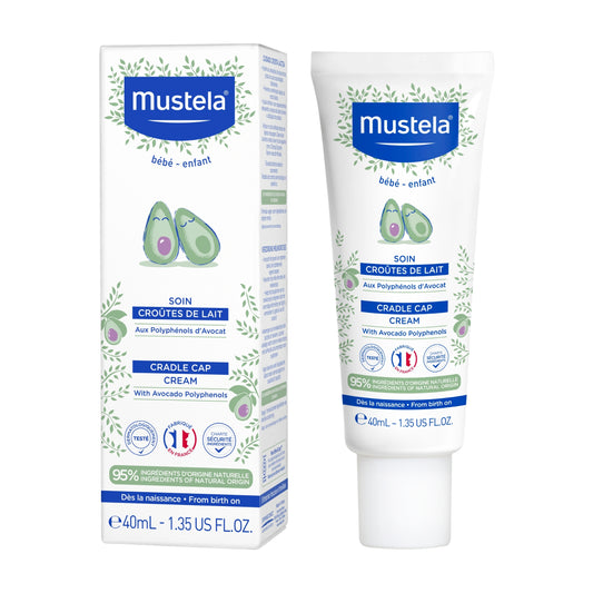 Mustela Cradle Cap Cream 40ml for Baby’s Scalp Care Product Image