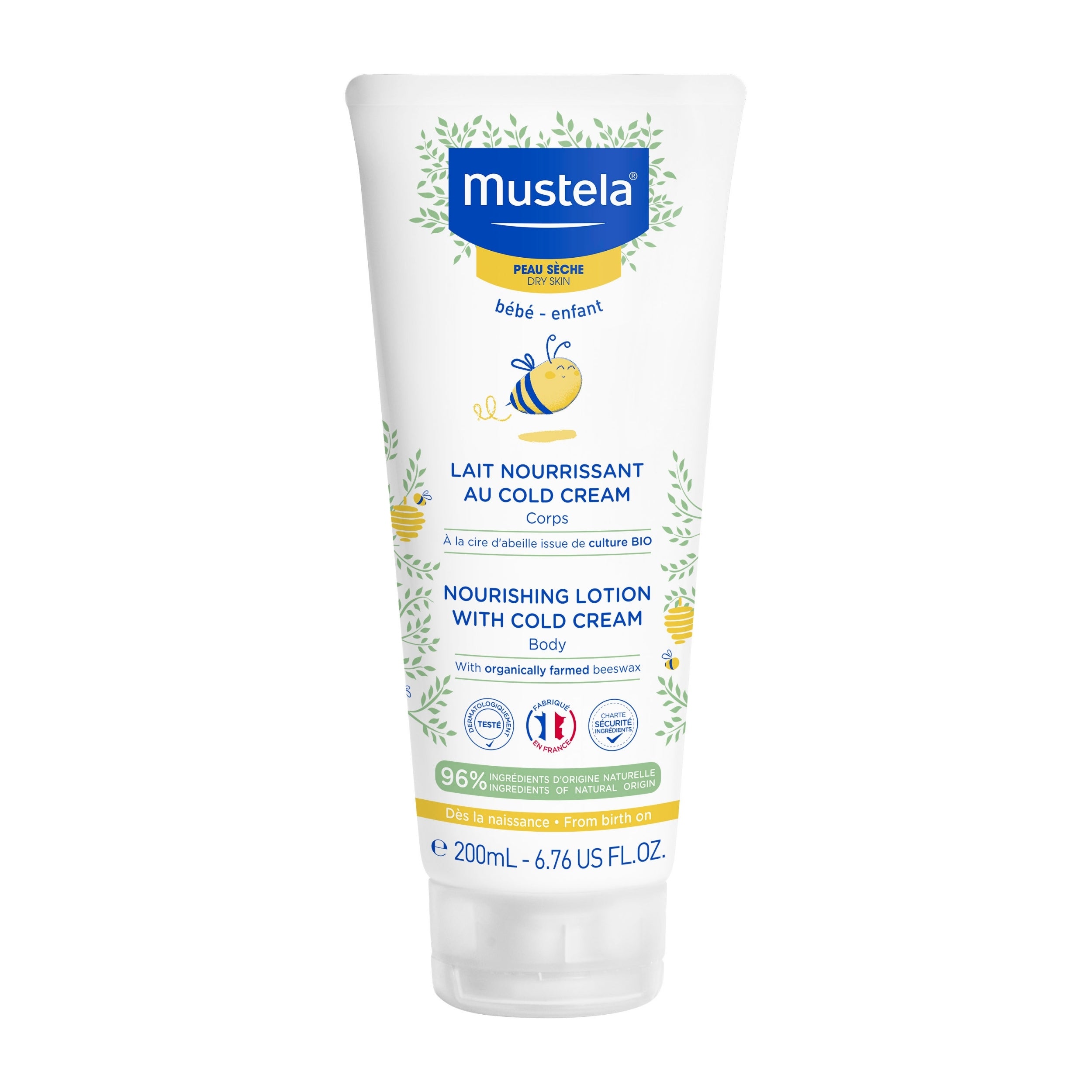 Mustela Nourishing Lotion with Cold Cream 200ml Poduct Image