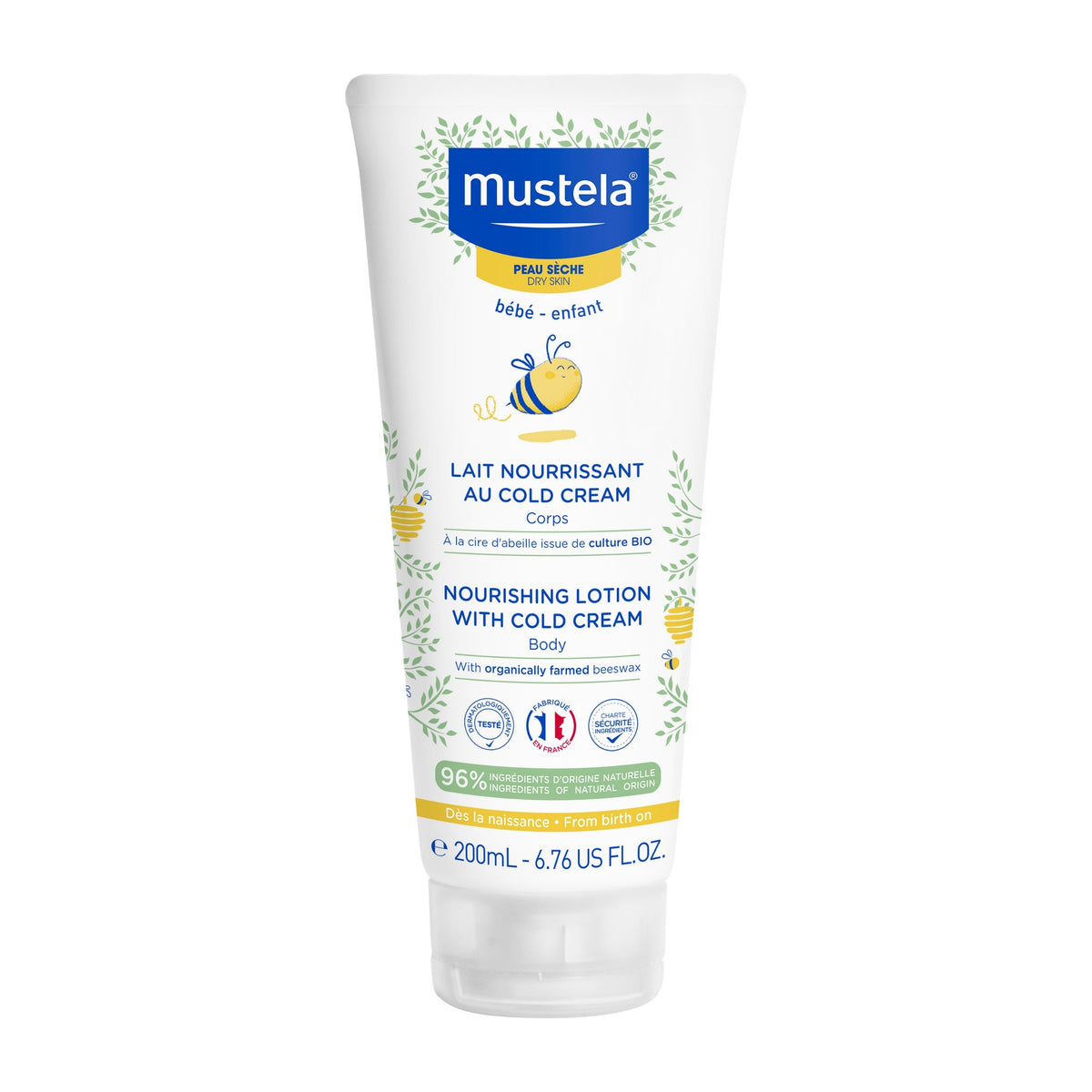 Mustela Nourishing Lotion with Cold Cream 200ml Poduct Image