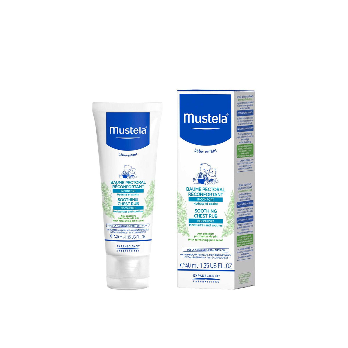 Mustela Soothing Chest Rub 40ml