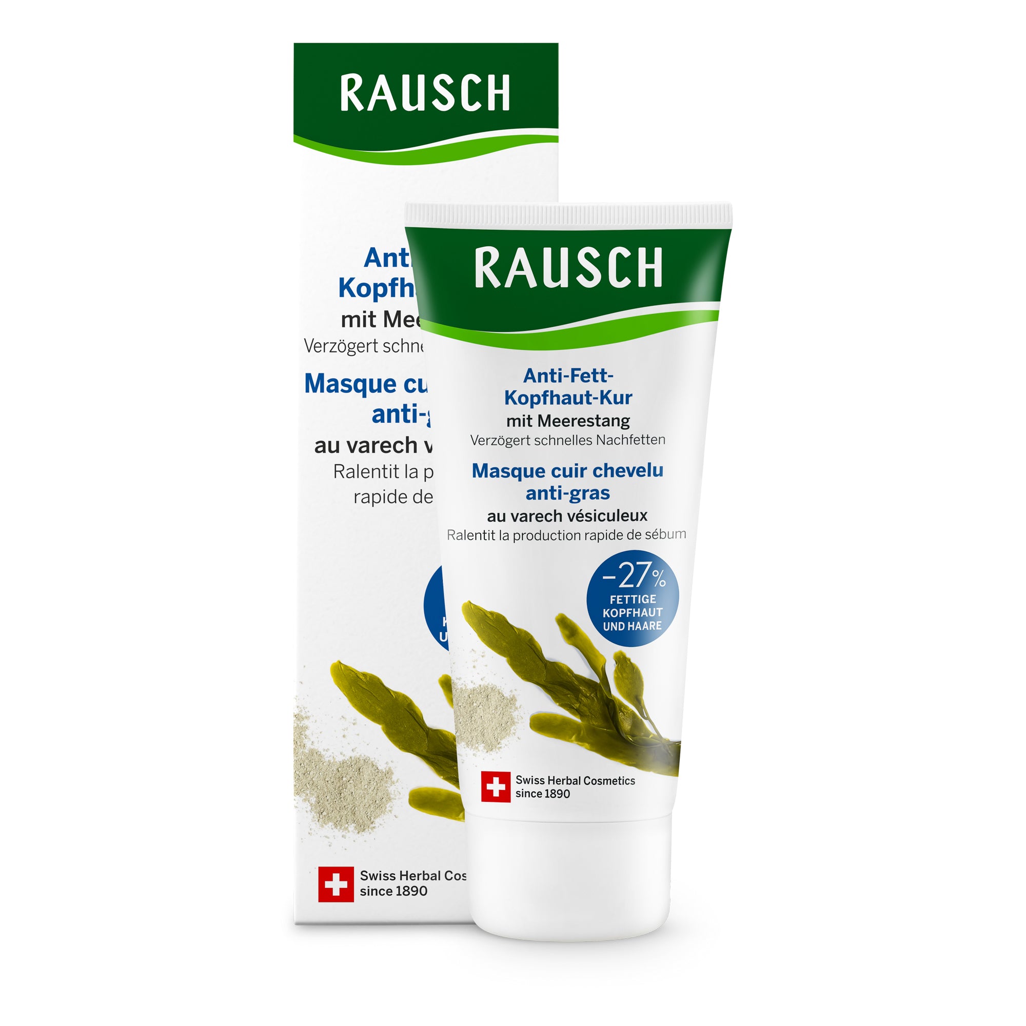 Rausch Seaweed Scalp Pack Mask 100ml For Greasy Hair